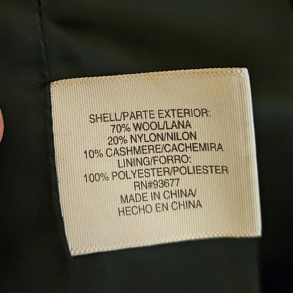 Wool Pea Coat | St. John's Bay | XL | Black |  | Outerwear | Womens | Vintage - Picture 4 of 6